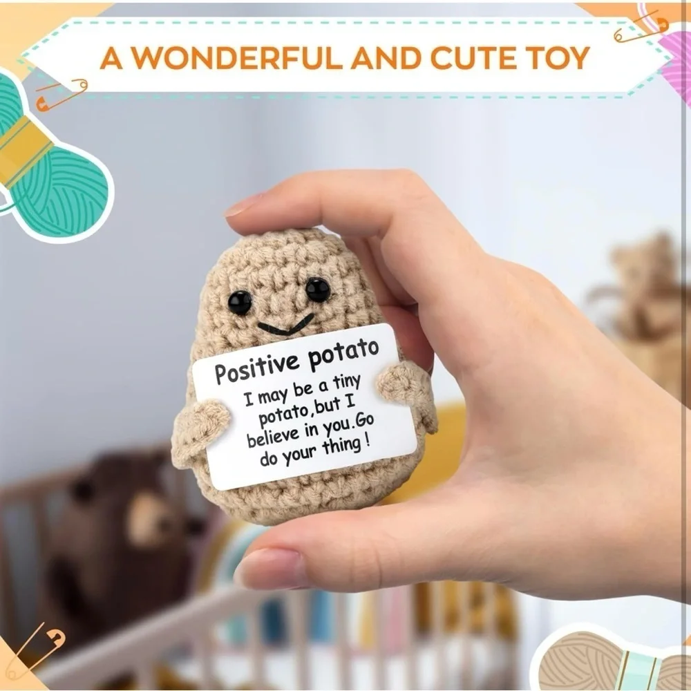 Positively Adorable New Crochet Potato: Your Tiny Companion for Joy & Motivation